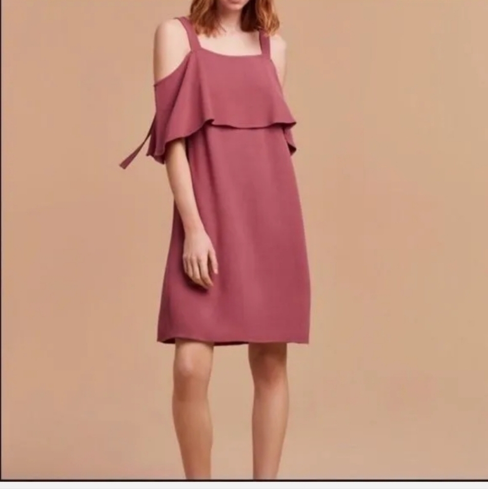 Wilfred Ellipse cold shoulder dress